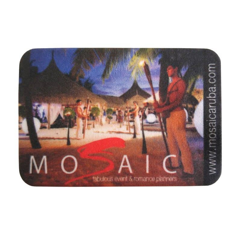 Custom MicroClean - Portable Microfiber Screen Cleaner (2"x1.3") Rectangle