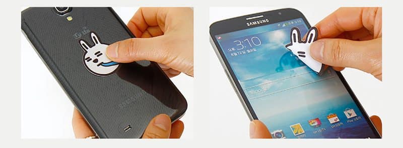 Custom MicroClean - Portable Microfiber Screen Cleaner (2"x2") Square - 8
