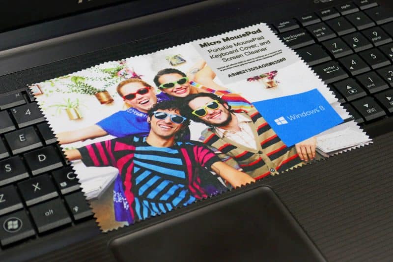 Custom MicroMousePad- Mouse Pad/ Microfiber Screen Cleaner/ Keyboard Cover/ Screen Protector (6.5"X5") - 1